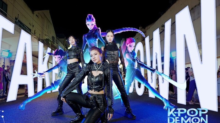 【فرقة B-Wild】 أداء رقص HUNTR/X - Takedown (مع TWICE) | OST فرقة Kpop Huntress