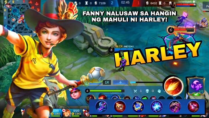 LEARN the BASICS of HARLEY: Tinunaw si FANNY sa HANGIN! |JMLIZAY BUILDS #mlbbcreatorcamp #harley