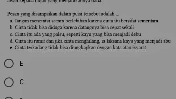 mencitai tidak semudah membalikan telapak tangan