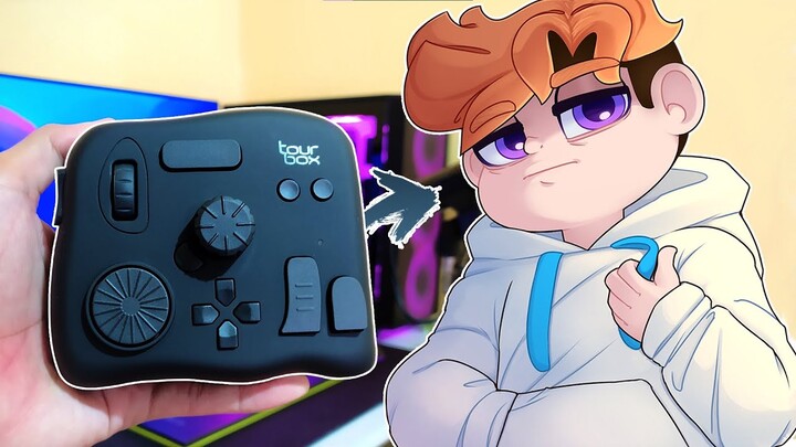 Gambar pakai Tombol? Editing Controller - TOURBOX NEO REVIEW!