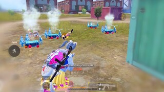 INSANE CLUTCH with AKM GLACIER 🔥 Pubg Mobile