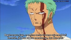 Pengorbanan zoro untuk Luffy , sedih sih eposdenya