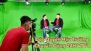 Nguyễn Tiến || Độc Quyền - Hậu Trường Buổi Ghi Hình Chuyển Động 24H Của Quang Linh Tại VTV