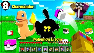 MINECRAFT PIXELMON * TẬP 8 | LỘC THU PHỤC KHỦNG LONG LỬA CHARMANDER VÀ TÌM RA POKEMON SIÊU LÌ LỢM😥