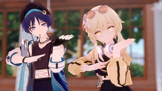 【原神/散荧】跟小情侣一起跳操吧！