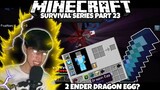 PATAYIN ANG ENDER DRAGON! (WORLD RECORD 2 EGGS?) | Minecraft Survival (Part 23)
