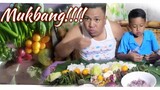 Mukbang sariwang gulay pilipino food buhay probinsya