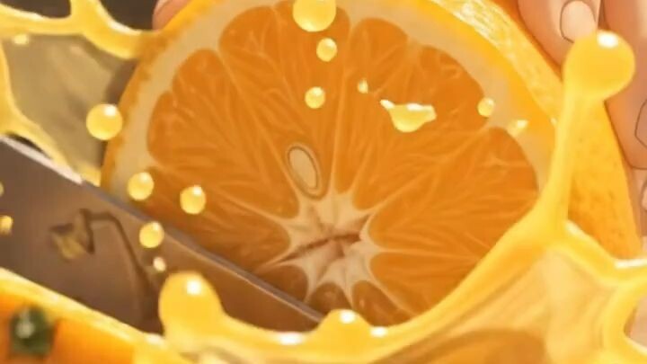Bikin jus jeruk segar bareng keluarga di teras rumah Ghibli 🍊✨