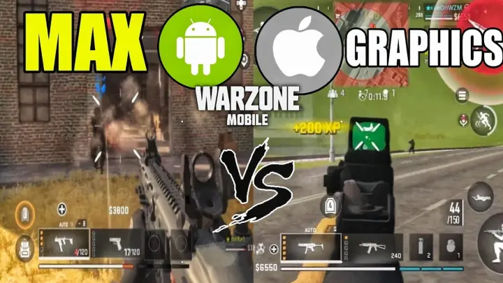 Warzone Mobile Max Graphics (iOS/ANDROID) iPhone SE 3rd Generation Vs Rog 3 Snapdragon 865