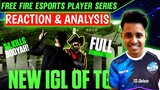 TG Delete - New IGL of Total gaming Esports? Free Fire Esports analysis & Reaction | Spyder Arena