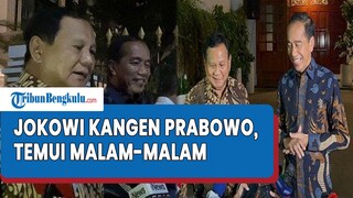 "Kayak Kunjungan Balasan" Kangen dengan Prabowo, Jokowi Temui Prabowo di Kertanegara Malam-Malam