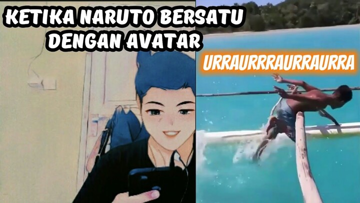 Ketika naruto ke dunia nyata dan bergabung dengan avatar