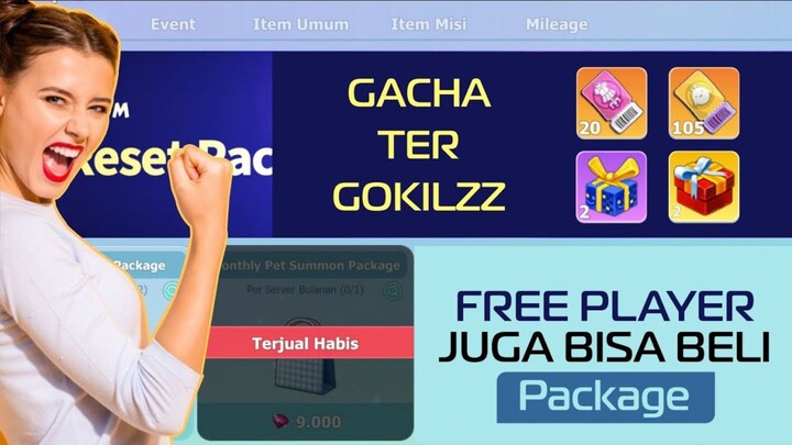 COBA FREE PLAYER GACHA 130 TIKET !! KIRA-KIRA DAPET APA YA ??