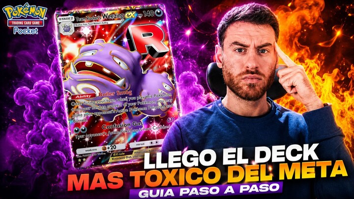 ¡WEEZING EX ES ULTRA TOXICO! | GUIA PASO A PASO DE COMO JUGARLO | Pokemon TCG Pocket