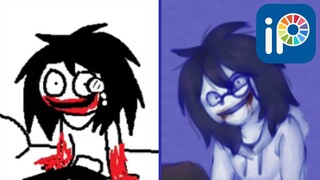 Jeff and the Therapist ( Redraw) | Speedpaint [ Jeff the Killer // Creepypasta ]