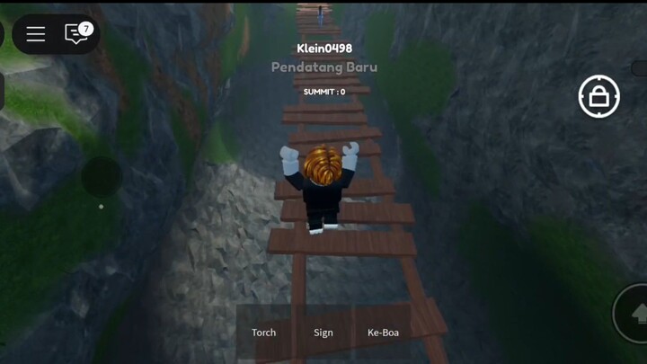 MENDAKI GUNUNG SETECU CP 1 KE 2 | ROBLOX