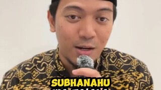 Assalamualaikum warahmatullahi wabarakatuh, Subhanallahi wabihamdihi Subhanallahil adzim