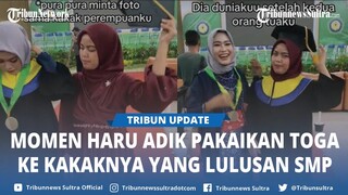 Viral Wisudawan Meminjamkan Toga ke Kakaknya yang Lulusan SMP