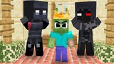 Monster School: Zombie Boy or Herobrine, Who will become King? - Sad Story - Minecraft Animation