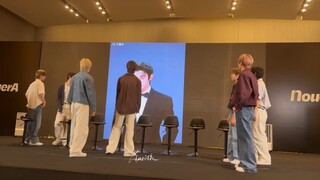 Korean boy group NouerA's Chen Bingfan, Lin Hanzhong, Miraku, Zhang Xianjun, Lu Jixian, Quan Junbiao