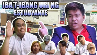 IBAT IBANG URI NG ESTUDYANTE