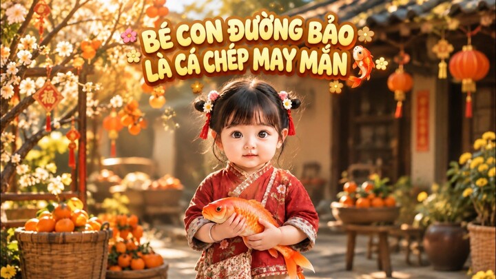 TRỌN BỘ - BÉ CON ĐƯỜNG BẢO LÀ CÁ CHÉP MAY MẮN