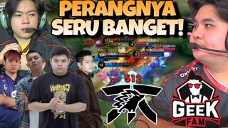 GILA PERANG TERUS TIADA HENTI !! SERU COK !! ONIC VS GEEKFAM MATCH 1 - PLAYOFF MPL S13