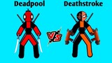 Deadpool vs Deathstroke | Supreme duelist stickman