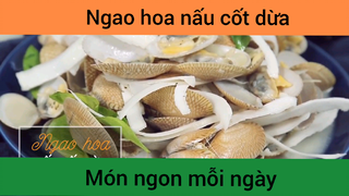 Ngao hoa nấu cốt dừa