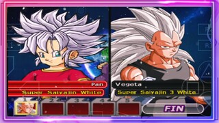 PAN SSJ WHITE VS VEGETA SSJ 3 WHITE - DB MOD ANDROID GAMEPLAY