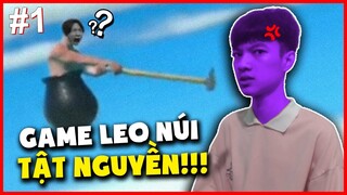 (GETTING OVER IT #1) EM HIẾU SIÊU QUẠO TRƯỚC CON GAME LEO NÚI TẬT NGUYỀN NÀY !!!