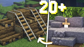 Minecraft: 20+ Medieval Build Hacks and Ideas! #3