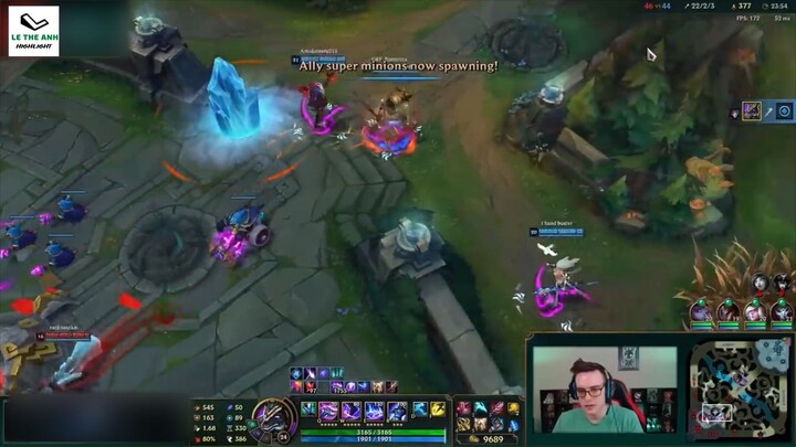 Mấy thằng nhỏ con tao đập cái bẹp là chết ngay nha  #leaugeoflegends #lol #highlight #Theanhhighligh