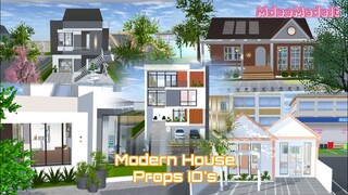 TOP 5 MODERN HOUSE 2022 🏘️  Props ID - Sakura School Simulator