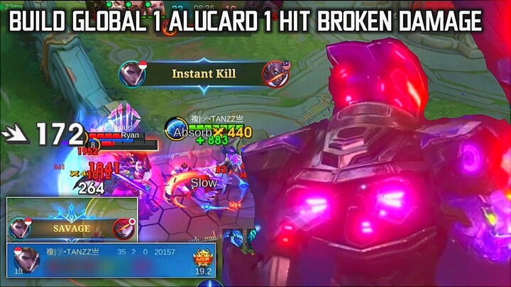 SAVAGE!! 35 Kills Alucard Top Global Build Broken Damage With Alucard Legend Revamp - Tanzz Gameplay