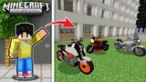 BUMUO AKO NG BIG BIKE MOTOR GANG sa UWU CITY sa Minecraft PE