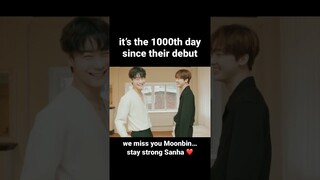 ASTRO Moonbin and Sanha 1000th day since debut 💔 #moonbin #astro #sanha #chaeunwoo #moonbinsanha