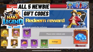 How To Redeem All 5 Gift Codes on Haki Legend Mobile Tutorial