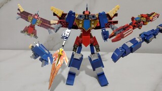 Ice Flame Storm ~ Giant God Battle Team Heat Wave Battle King Building Blocks MOC Yanfeng Bijia Appe