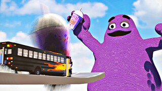 The Grimace shake  !!! เอานํ้าปั่นม่วงของฉันไปกินซะ...เเก้วโครตใหญ่  - Teardown