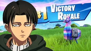 Levi Ackerman Plays Fortnite