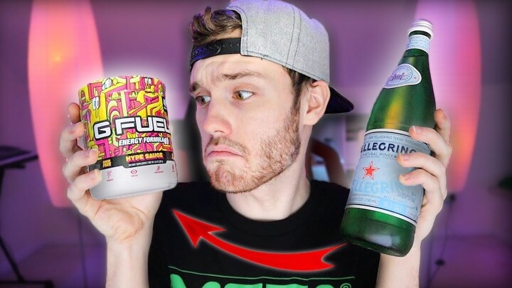 GFUEL Mixed With SPARKLING Water! New Can Flavor?