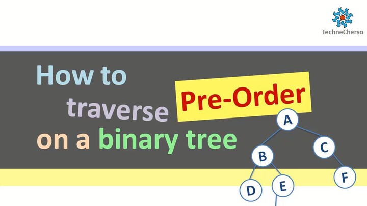 How to traverse PreOrder on a binary tree