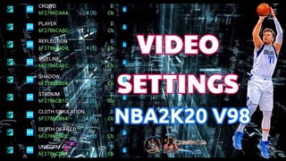 NBA2K20 V98 VIDEO SETTINGS