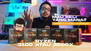 Pilih CPU Gaming Murah, Ryzen 3100 vs Ryzen 2600X, Mana Yang Lebih Worth It? | Lazy Tech