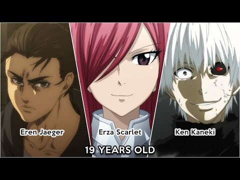 Anime Characters That Share The Same Age