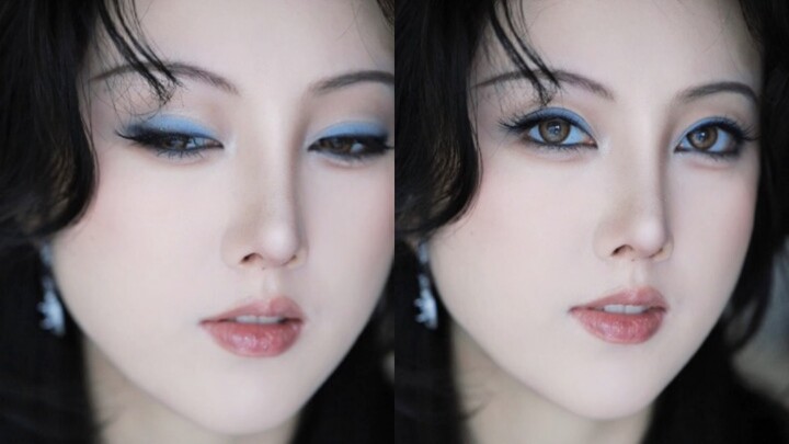 คลิปสอนแต่งตาสีน้ำเงินย้อนยุค พร้อมลุคตาเจ้าเสน่ห์ชวนฝัน