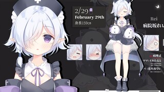 【病院坂れい】Live2d模型展示(VTuber)