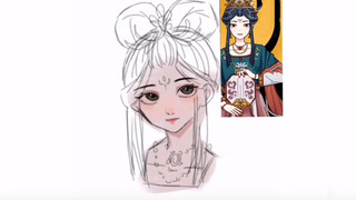【Finger Painting】Draw A Big Head