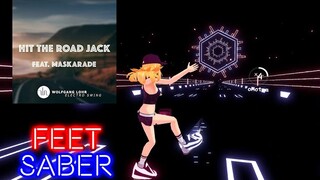 【MOD】FeetSaber - Wolfgang Lohr ft. Maskarade – Hit the Road Jack (Electro Swing) [FullBodyTracking]